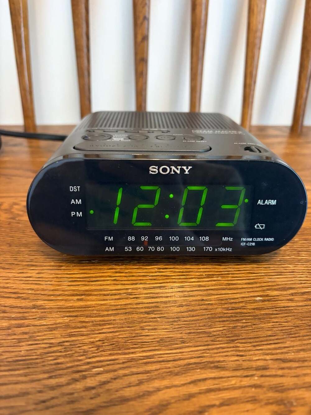 Sony Dream Machine ICF-C218 FM/AM Clock Radio